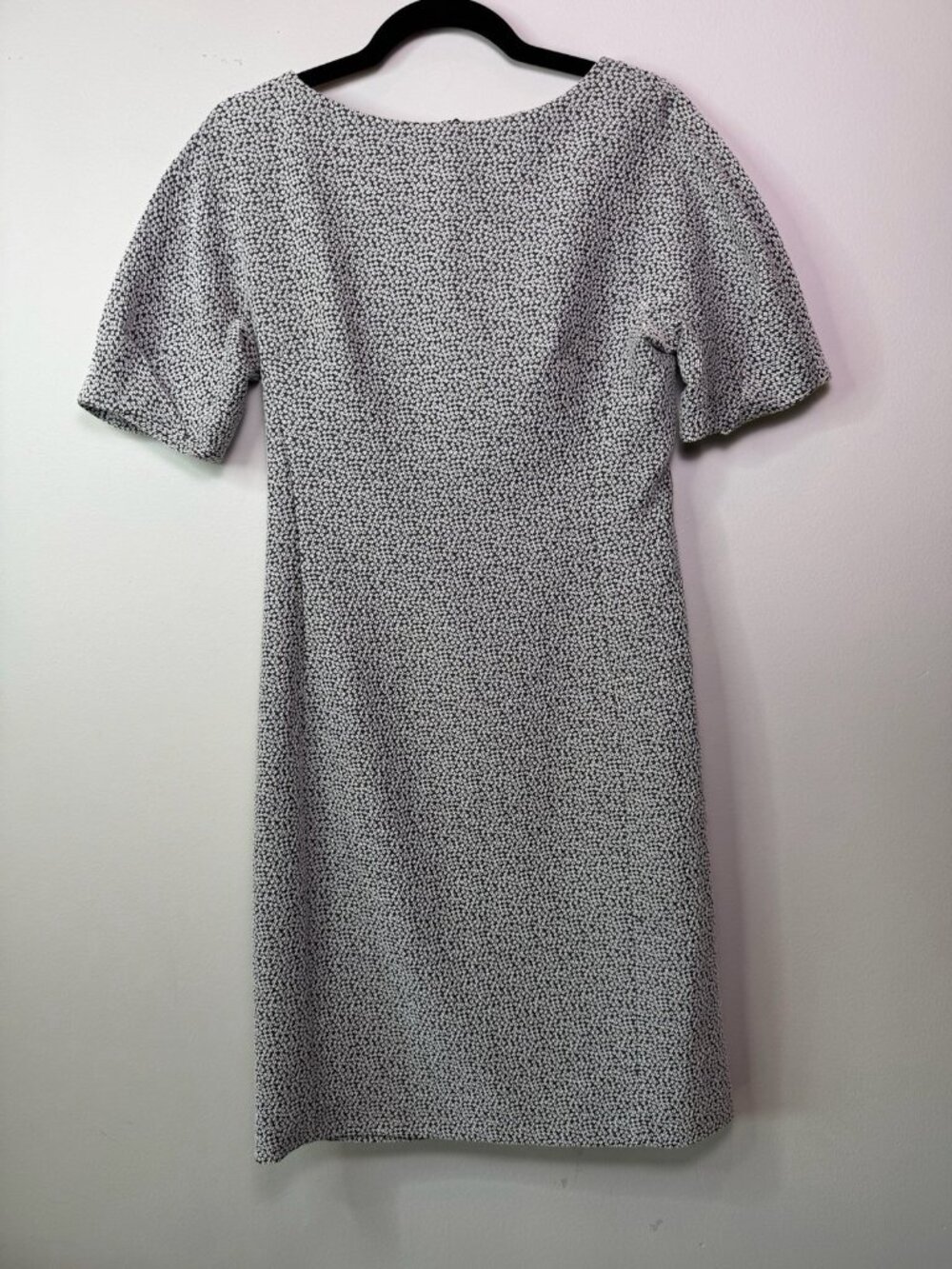 M.M. LaFleur The Susanna Dress Pebble Pattern Jacquard Short Sleeve Size 4